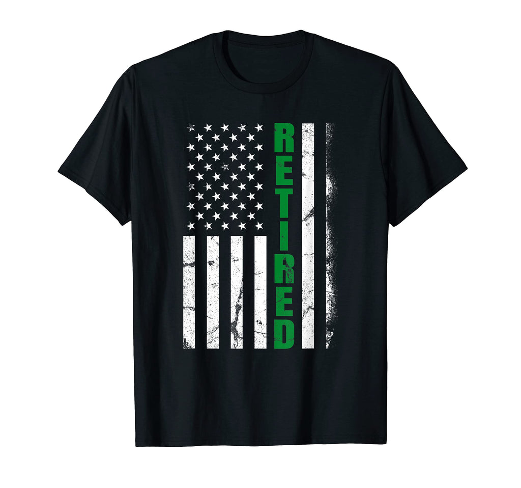 Retired Military Border Patrol Thin T-Shirt - Unique Graphic Men Women - T-Shirt, Sweatshirt, Hoodie