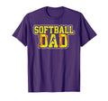 Softball Dad Game Day Dad Fathers Day T-Shirt - Minimalist Print for Adults - T-Shirt, Sweatshirt, Hoodie