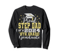 Proud Step Dad 2024 8Th Grade Sweatshirt - Fun Novelty Design for Adults - T-Shirt, Sweatshirt, Hoodie