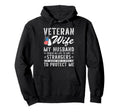 Veteran Wife Us Veteran Army Husband Hoodie - Novelty Apparel Men Women - T-Shirt, Sweatshirt, Hoodie