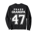 Number 47 Custom Proud Soccer Futbol Sweatshirt - Novelty Apparel Unisex - T-Shirt, Sweatshirt, Hoodie