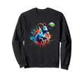 Goat Soccer Champion Player Ball Sweatshirt - Custom Art Print for Adults - T-Shirt, Sweatshirt, Hoodie
