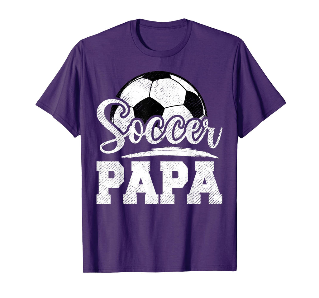 Soccer Papa Soccer Player Game Day T-Shirt - Fun Novelty Design for Adults - T-Shirt, Sweatshirt, Hoodie