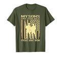 My Two Sons Have Your Back Proud T-Shirt - Fun Novelty Design Men Women - T-Shirt, Sweatshirt, Hoodie