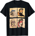Humor Italian Artists for Turtles Art Lovers - Adult & Kids T-Shirts, Sweatshirts & Hoodies apparel design preview 1