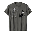 Funny Border Collie Running Skeleton T-Shirt - Trendy Graphic for Adults - T-Shirt, Sweatshirt, Hoodie