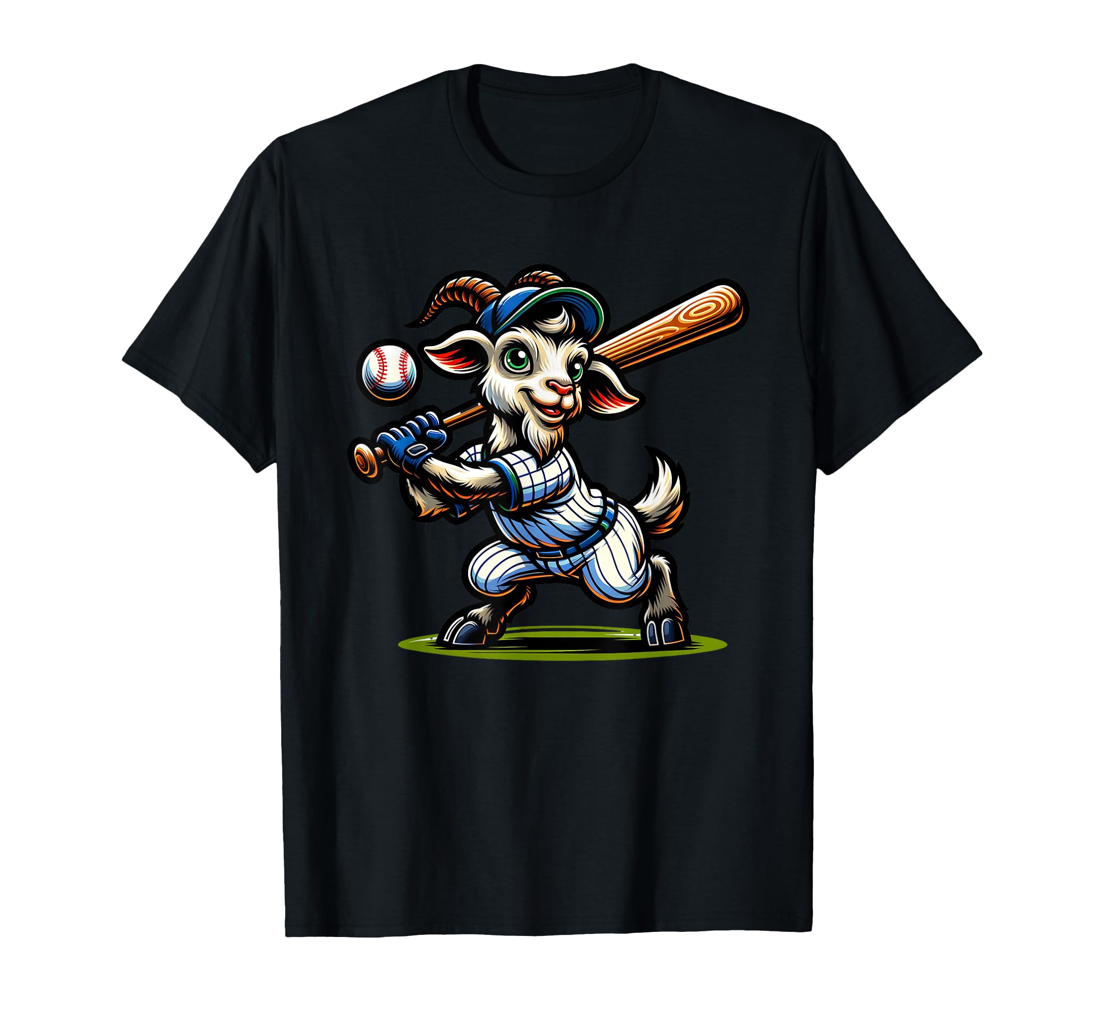 Unique Sports Goat And Baseball T-Shirt - Streetwear Style Unisex - T-Shirt, Sweatshirt, Hoodie