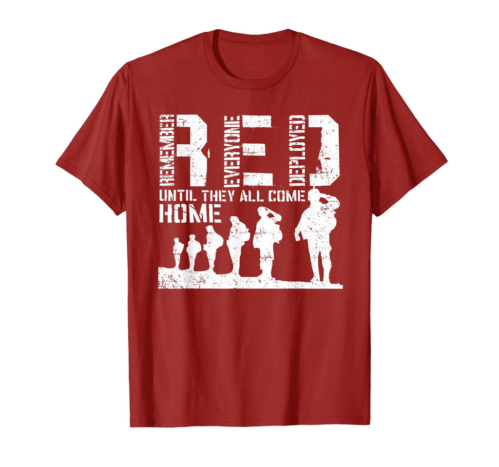 Red Friday Military Shirts I Wear T-Shirt - Fun Novelty Design for Adults - T-Shirt, Sweatshirt, Hoodie