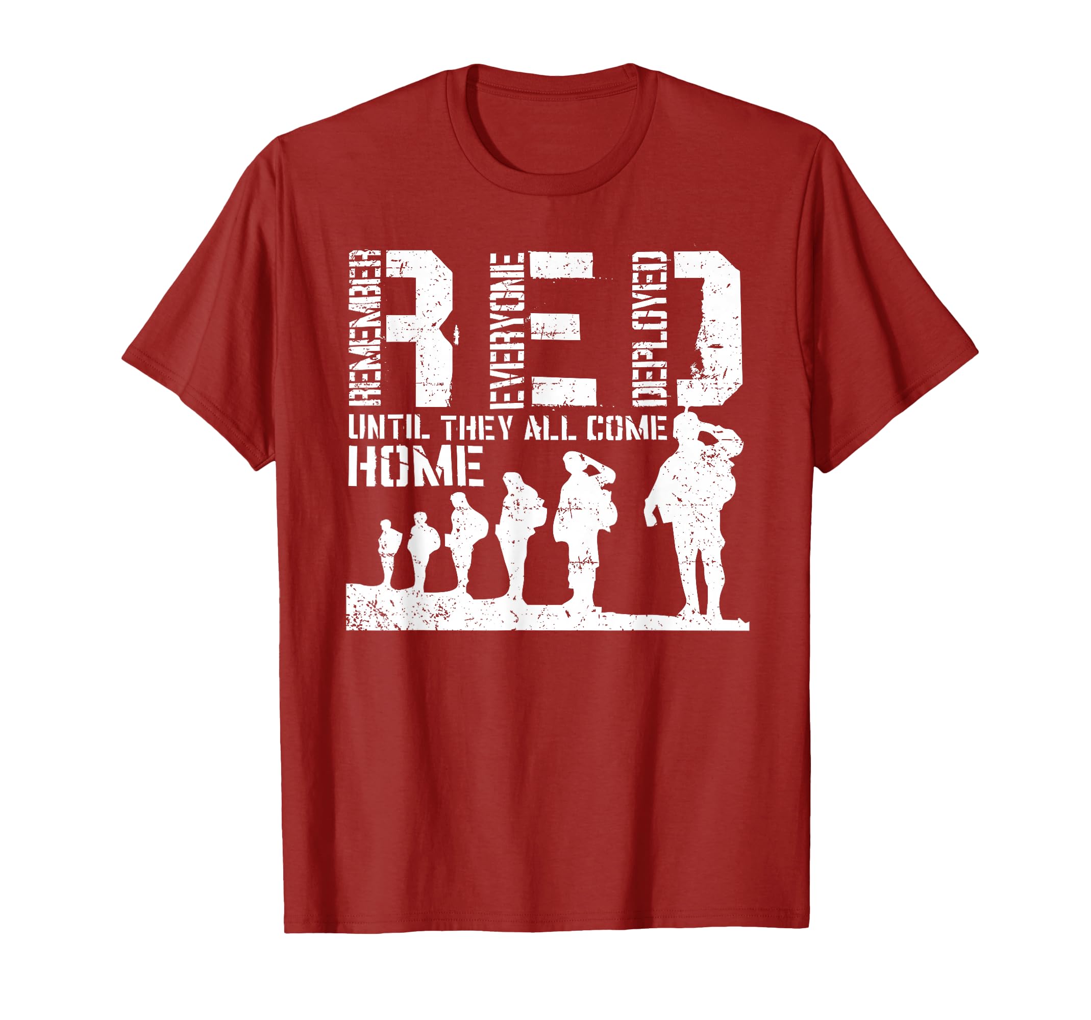 Red Friday Military Shirts I Wear T-Shirt - Fun Novelty Design for Adults - T-Shirt, Sweatshirt, Hoodie