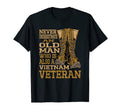 Never Underestimate Old Vietnam T-Shirt - Minimalist Print for Adults - T-Shirt, Sweatshirt, Hoodie