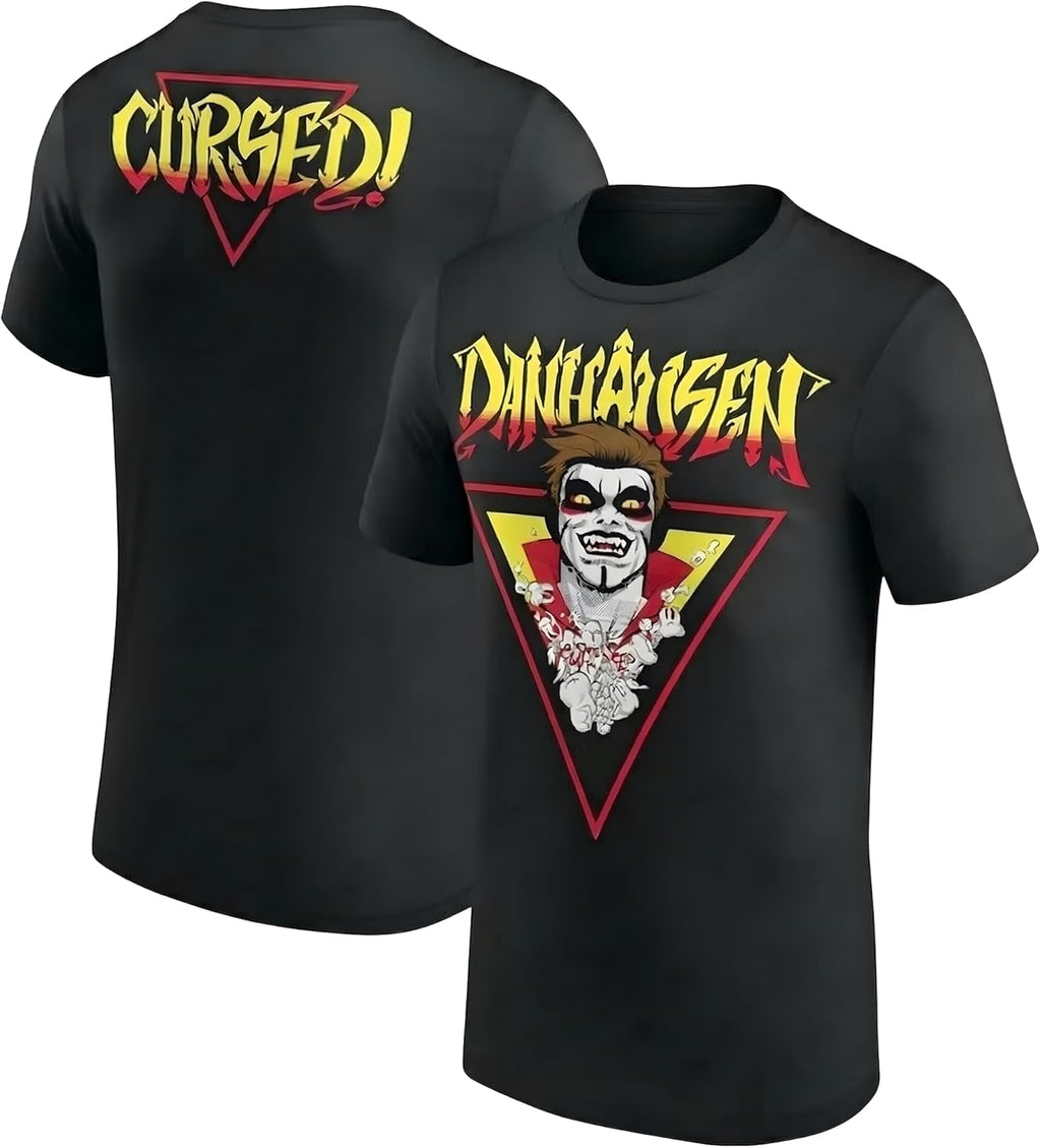 Danhausen Cursed Pro Wrestling for Man Woman - Adult & Kids T-Shirts, Sweatshirts & Hoodies apparel design preview 1
