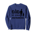 Dad Outnumbered Funny Sweatshirt - Custom Art Print for Adults - T-Shirt, Sweatshirt, Hoodie