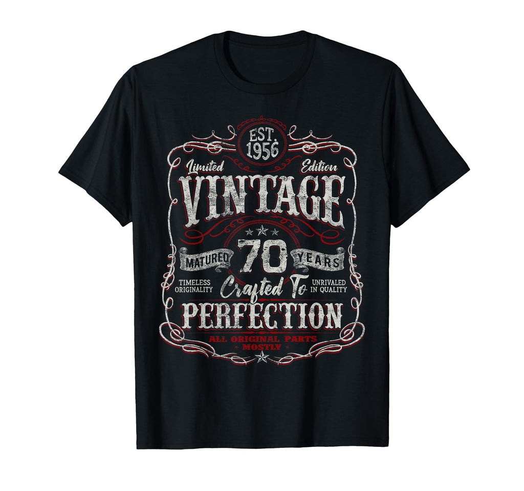 1956 70 Year Old 70Th Birthday T-Shirt - Graphic Print for Adults - T-Shirt, Sweatshirt, Hoodie