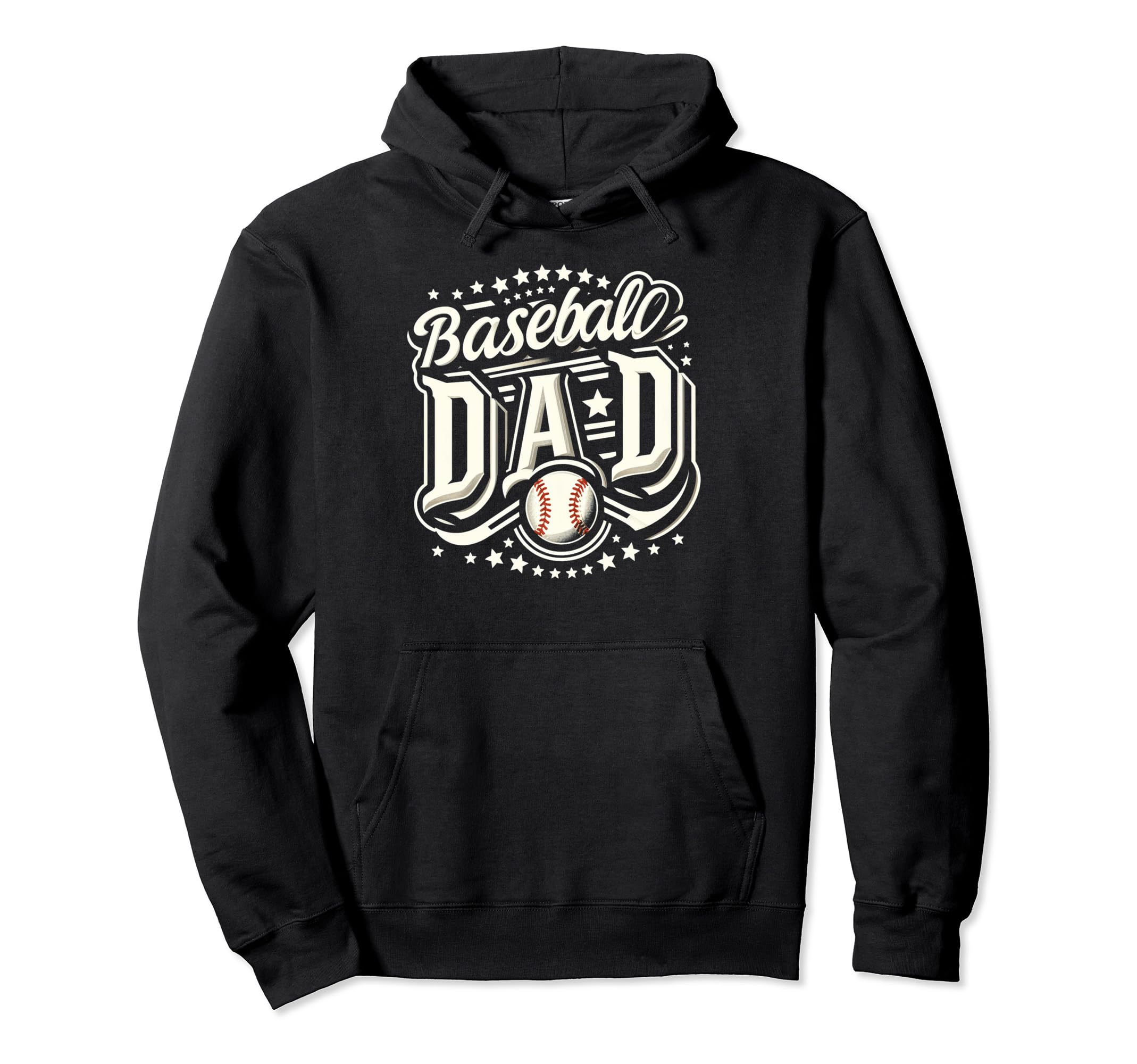 Baseball Dad Fathers Day Hoodie - Novelty Apparel Unisex - T-Shirt, Sweatshirt, Hoodie