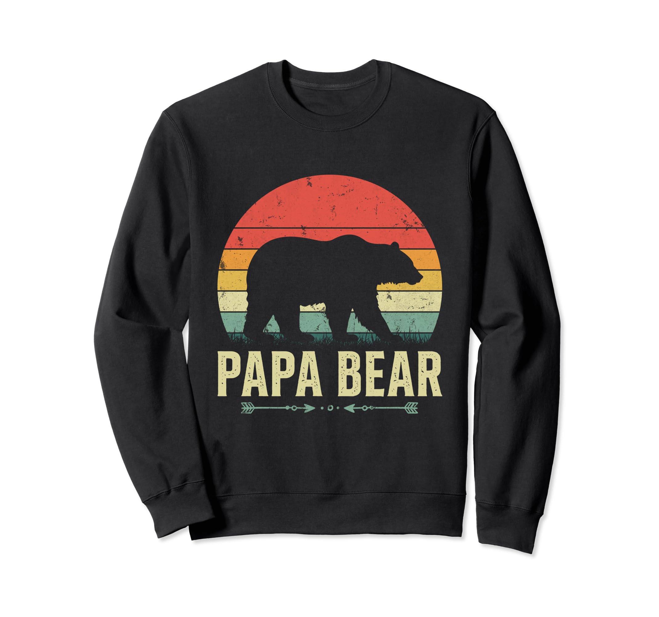 Papa Bear Gifts Fathers Day Bear Sweatshirt - Custom Art Print for Adults - T-Shirt, Sweatshirt, Hoodie