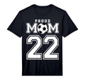 Number 22 Custom Proud Soccer T-Shirt - Aesthetic Graphic for Adults - T-Shirt, Sweatshirt, Hoodie