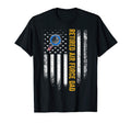 Usa American Flag Retired Us Air Force T-Shirt - Custom Art Print Unisex - T-Shirt, Sweatshirt, Hoodie