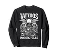 Tattoos Beards And Motorcycles Sweatshirt - Trendy Graphic for Adults - T-Shirt, Sweatshirt, Hoodie