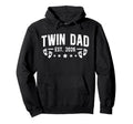 Twin Dad Twins Est 2026 Promoted To Hoodie - Novelty Apparel for Adults - T-Shirt, Sweatshirt, Hoodie