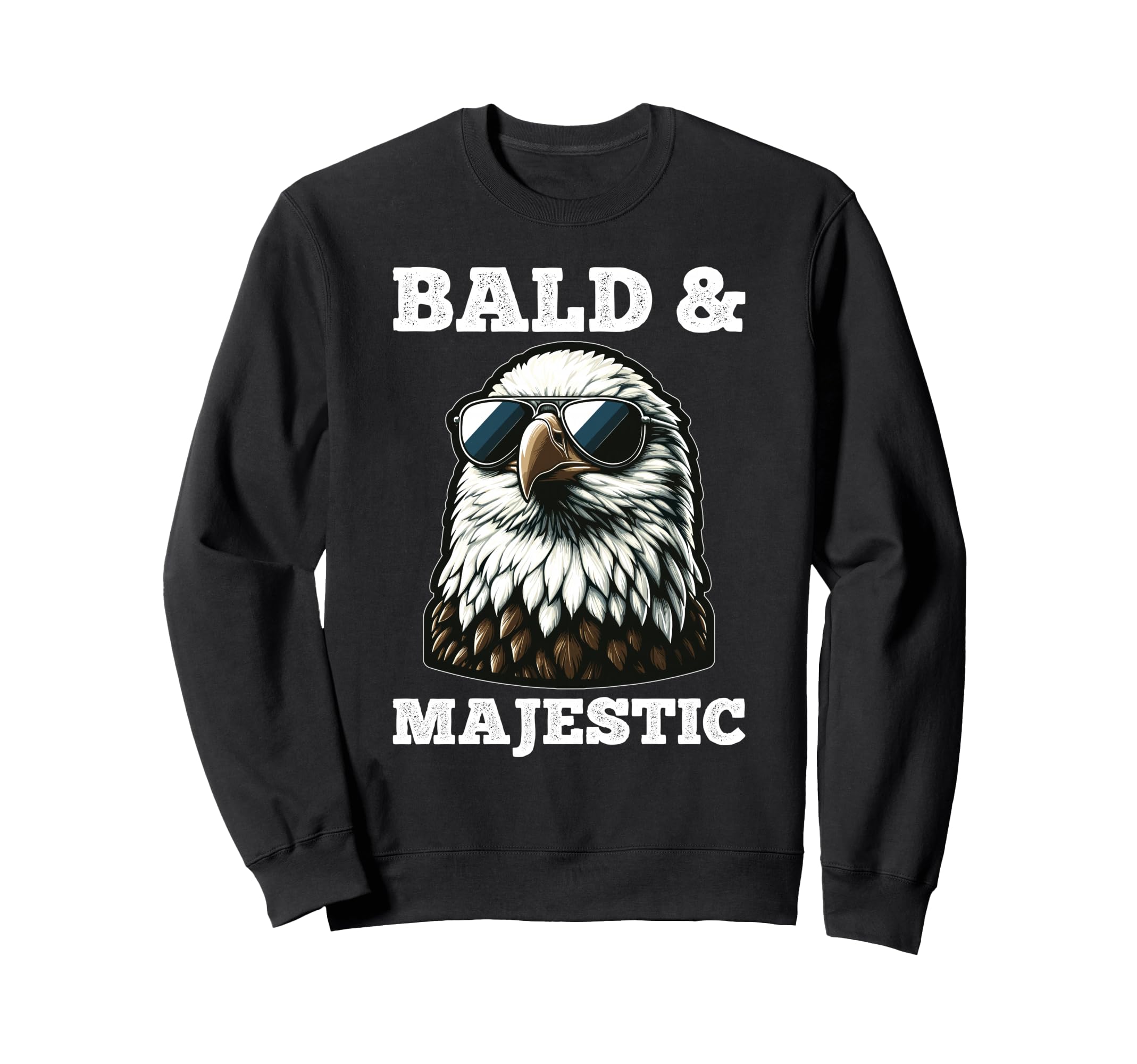 Bald Majestic Sexy Bald Guy Funny Sweatshirt - Casual Everyday Wear Unisex - T-Shirt, Sweatshirt, Hoodie
