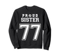 Number 77 Custom Proud Soccer Sweatshirt - Custom Art Print for Adults - T-Shirt, Sweatshirt, Hoodie