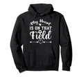 My Heart Is That Field Soccer Hoodie - Streetwear Style Unisex - T-Shirt, Sweatshirt, Hoodie