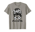Soccer Titi Messy Bun Aunt Titi T-Shirt - Streetwear Style Men Women - T-Shirt, Sweatshirt, Hoodie