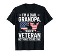 Dad Grandpa Veteran Usa Flag Patriotic T-Shirt - Unique Graphic Men Women - T-Shirt, Sweatshirt, Hoodie