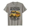 Never Underestimate Old Who Drives T-Shirt - Minimalist Print Unisex - T-Shirt, Sweatshirt, Hoodie