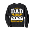 Proud Dad Two 2026 Graduate Sweatshirt - Novelty Apparel for Adults - T-Shirt, Sweatshirt, Hoodie