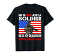 My Grandson My Soldier Hero Proud T-Shirt - Minimalist Print Men Women - T-Shirt, Sweatshirt, Hoodie