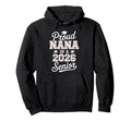 Proud Nana 2026 Senior Baseball Hoodie - Aesthetic Graphic for Adults - T-Shirt, Sweatshirt, Hoodie