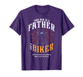 Biker Dad Gifts Motorcycle Fathers T-Shirt - Custom Art Print Men Women - T-Shirt, Sweatshirt, Hoodie