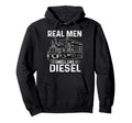 Real Smell Like Diesel Trucker Dad Hoodie - Fun Novelty Design for Adults - T-Shirt, Sweatshirt, Hoodie