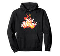 Hot Moms Flames Milf Divorce Party Hoodie - Trendy Graphic Men Women - T-Shirt, Sweatshirt, Hoodie
