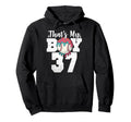 Thats My Baseball 37 Number Mom Dad 37 Hoodie - Graphic Print Men Women - T-Shirt, Sweatshirt, Hoodie