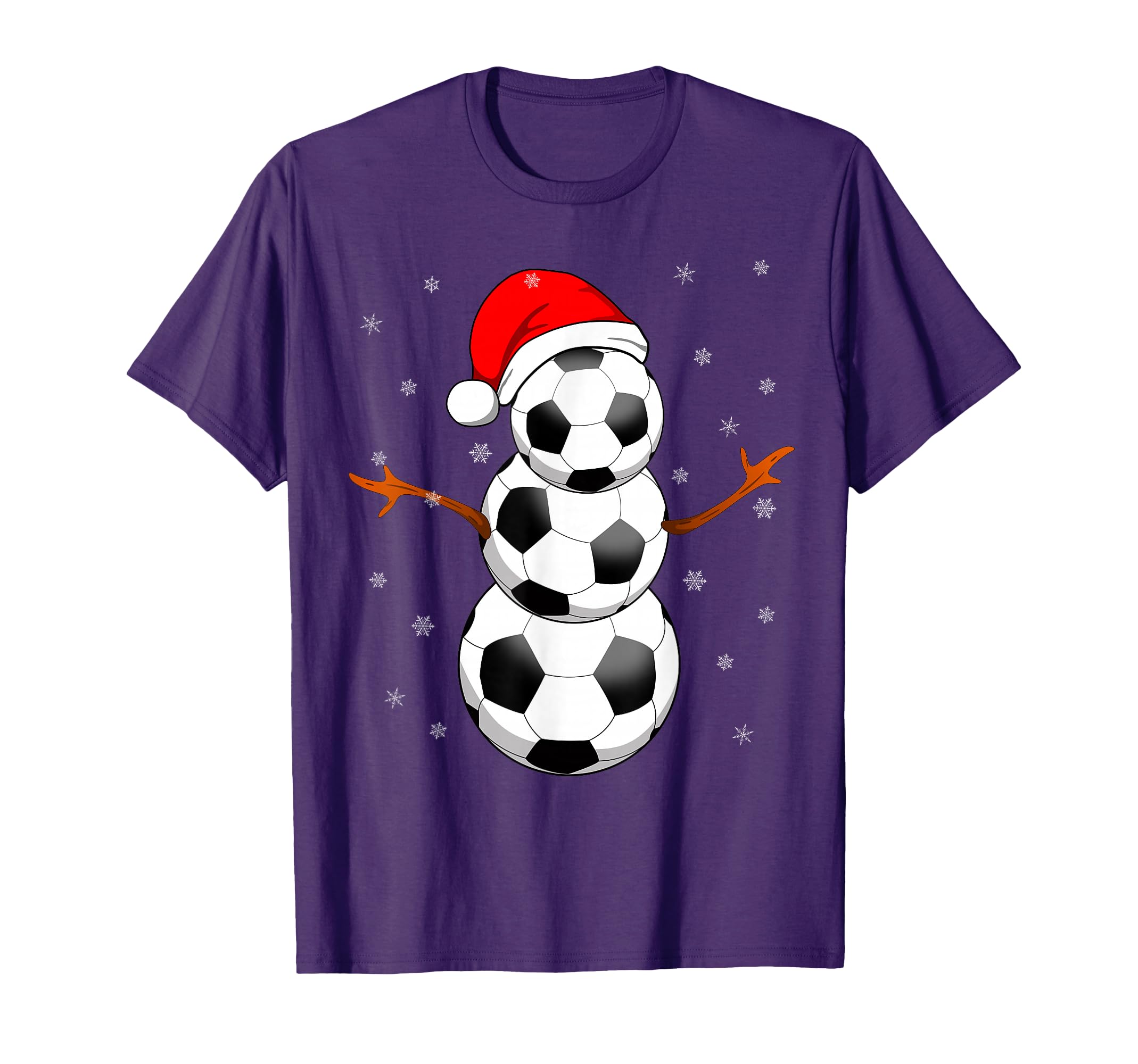 Funny Football Gifts Snowman Soccer T-Shirt - Streetwear Style Unisex - T-Shirt, Sweatshirt, Hoodie