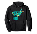 Kick It Like Womens And Soccer Hoodie - Aesthetic Graphic Unisex - T-Shirt, Sweatshirt, Hoodie