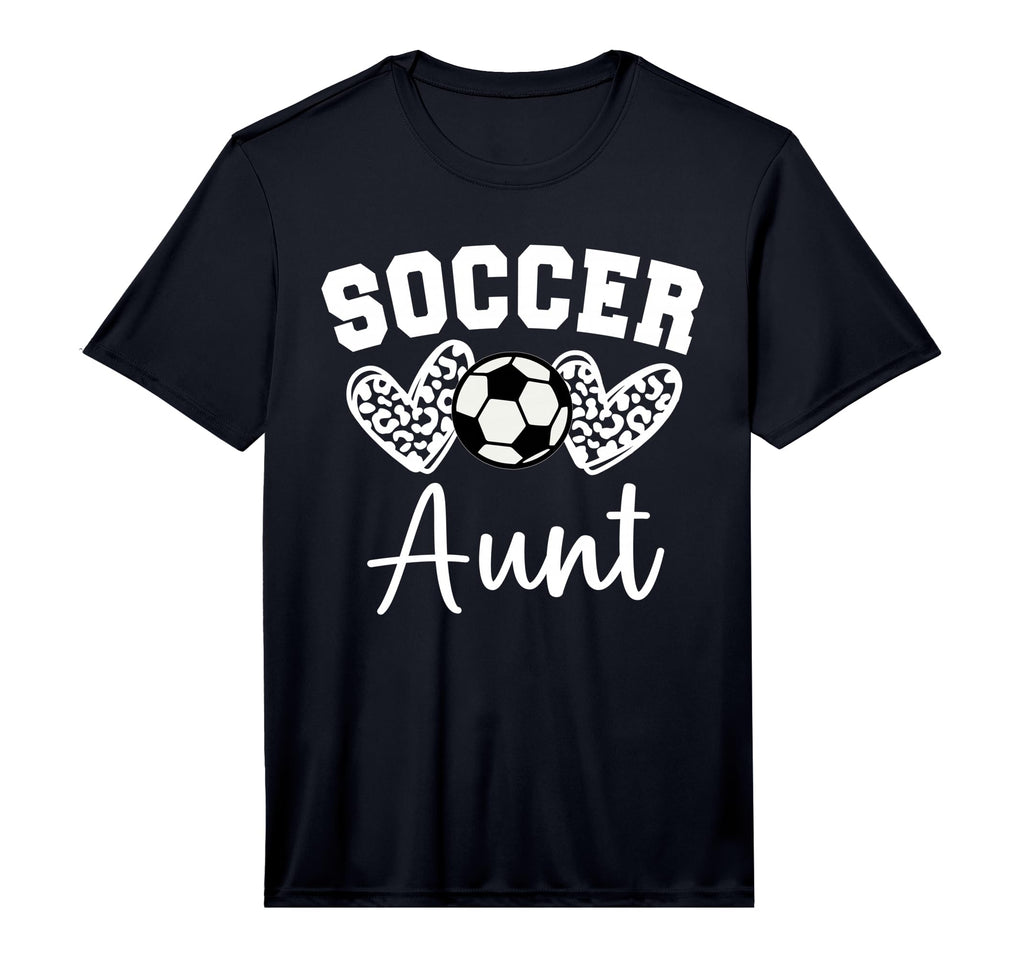 Soccer Aunt Matching Family T-Shirt - Casual Everyday Wear for Adults - T-Shirt, Sweatshirt, Hoodie