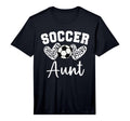Soccer Aunt Matching Family T-Shirt - Casual Everyday Wear for Adults - T-Shirt, Sweatshirt, Hoodie
