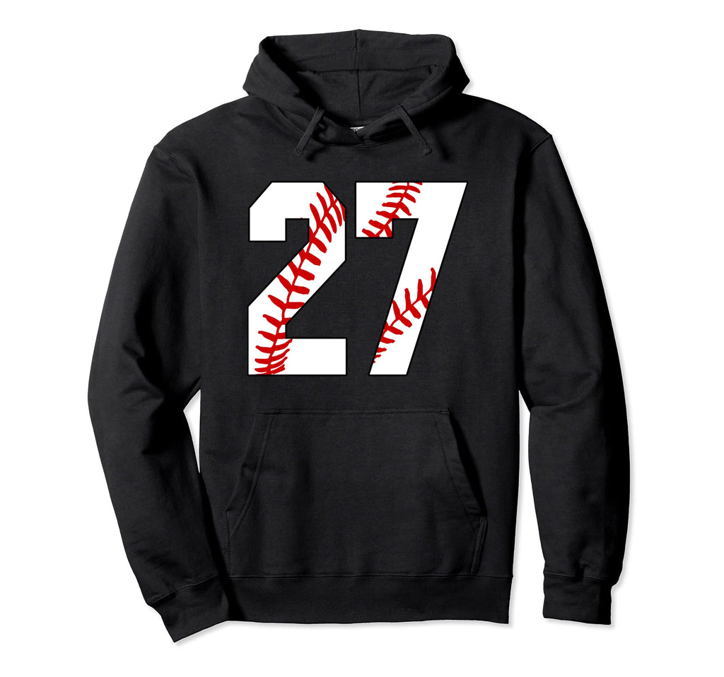 27 Baseball Laces Baseball Mom Jersey Hoodie - Novelty Apparel Unisex - T-Shirt, Sweatshirt, Hoodie