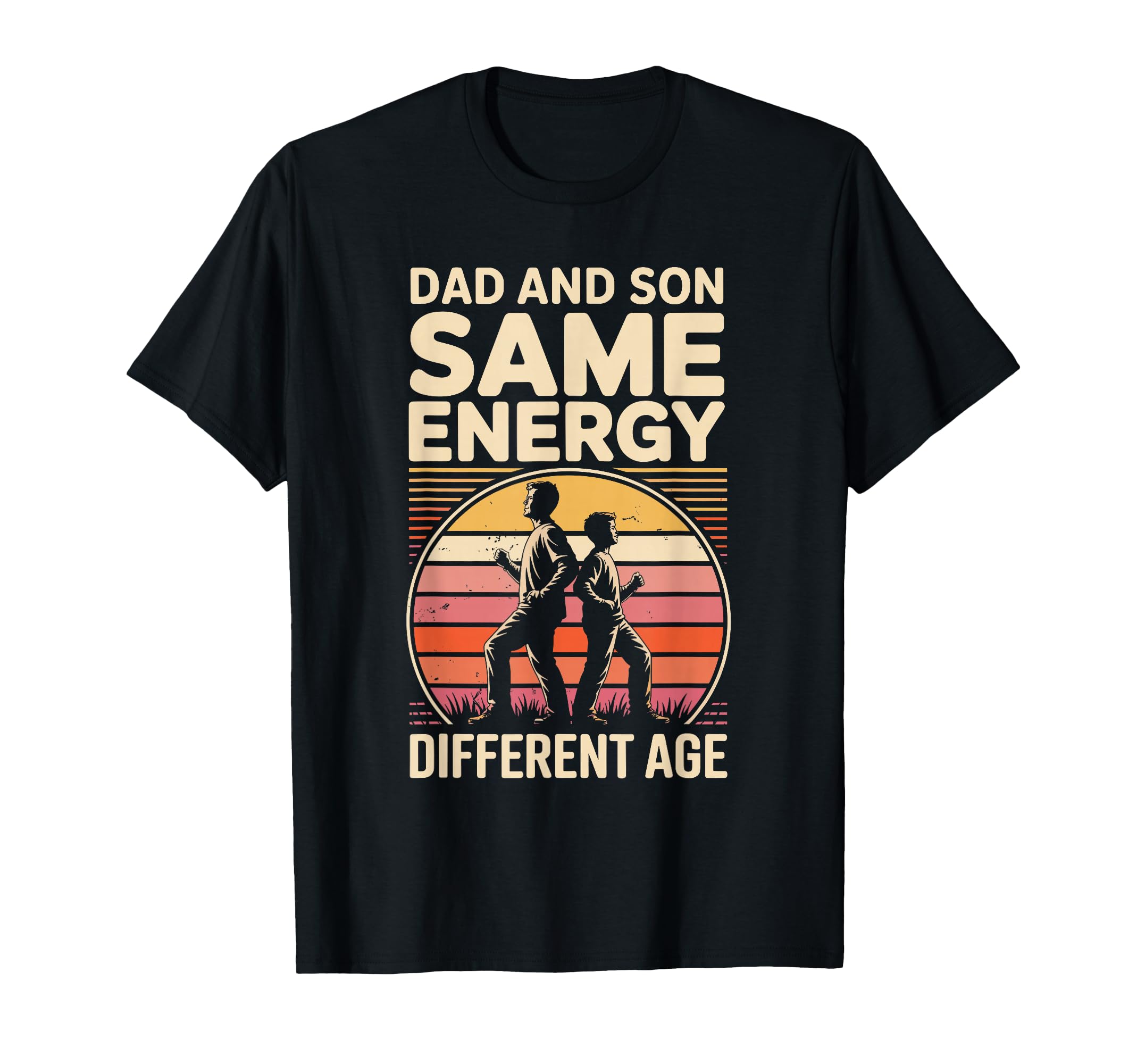 Dad And Son Same Energy Different T-Shirt - Aesthetic Graphic Men Women - T-Shirt, Sweatshirt, Hoodie