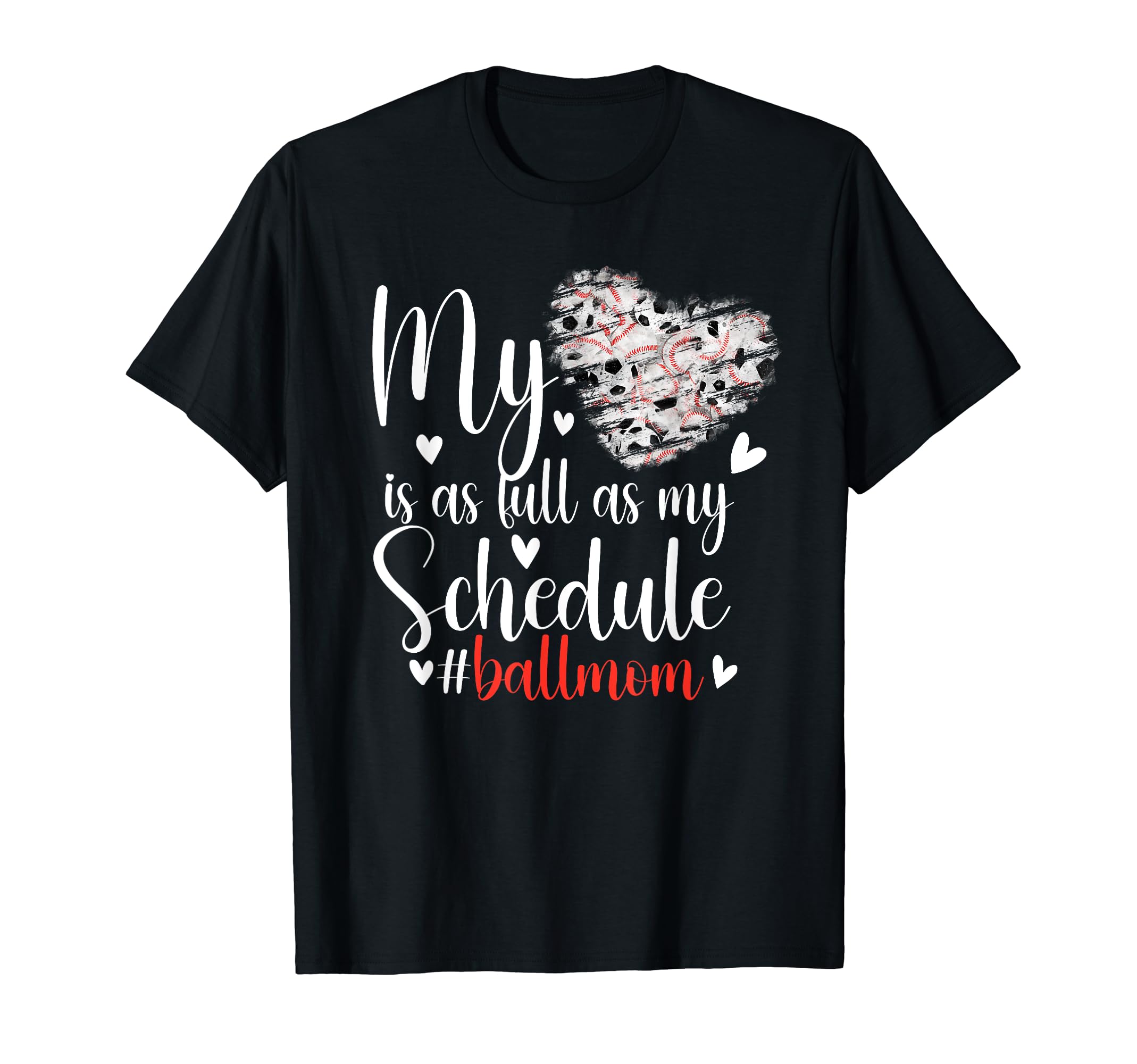 Ball Mom Proud Baseball Soccer Mom T-Shirt - Novelty Apparel Unisex - T-Shirt, Sweatshirt, Hoodie