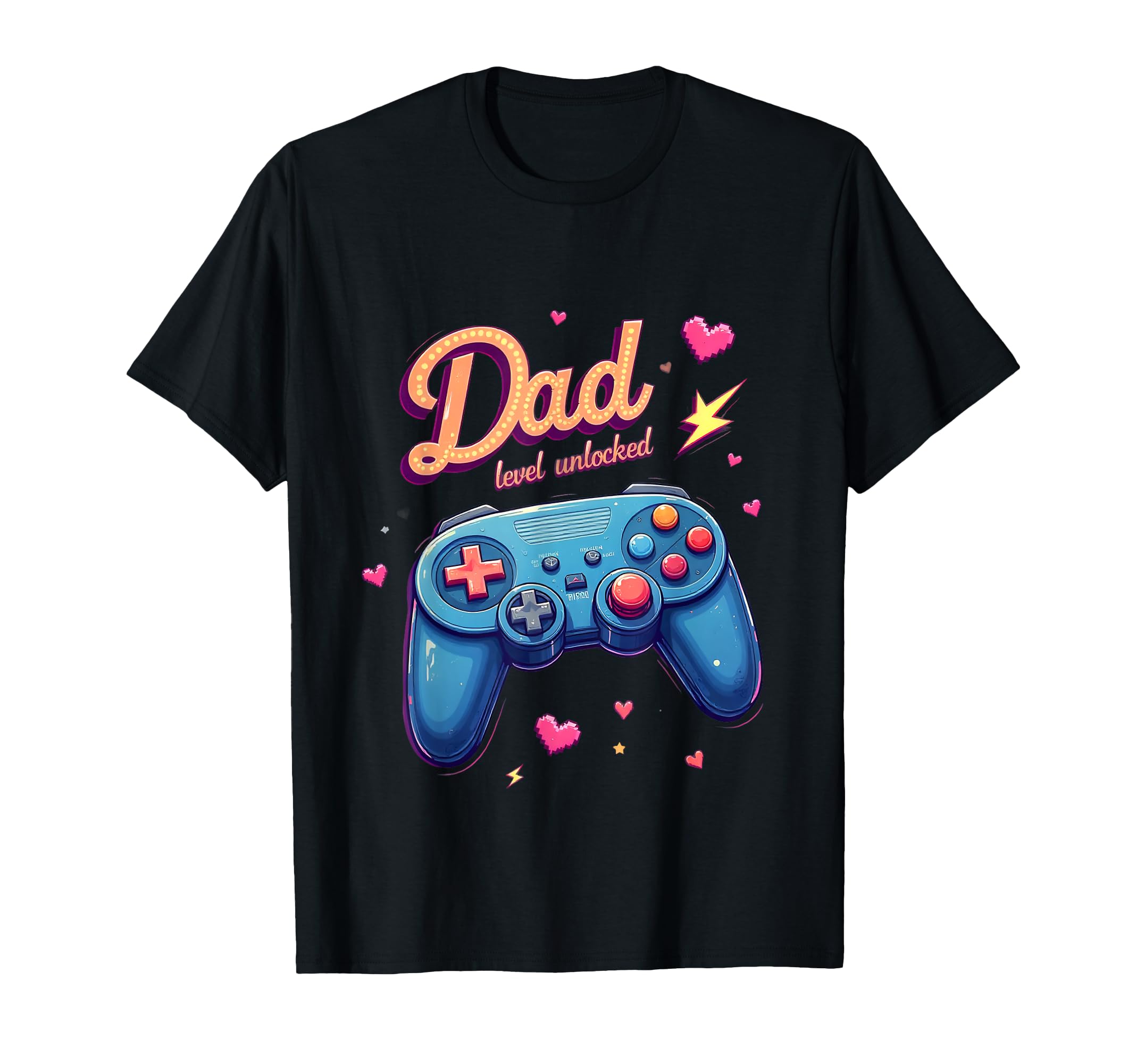 Dad Level Unlocked Funny Gamer New T-Shirt - Fun Novelty Design Men Women - T-Shirt, Sweatshirt, Hoodie
