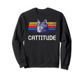 Cattitude Cat Attitude Cat Dad Sweatshirt - Custom Art Print Men Women - T-Shirt, Sweatshirt, Hoodie