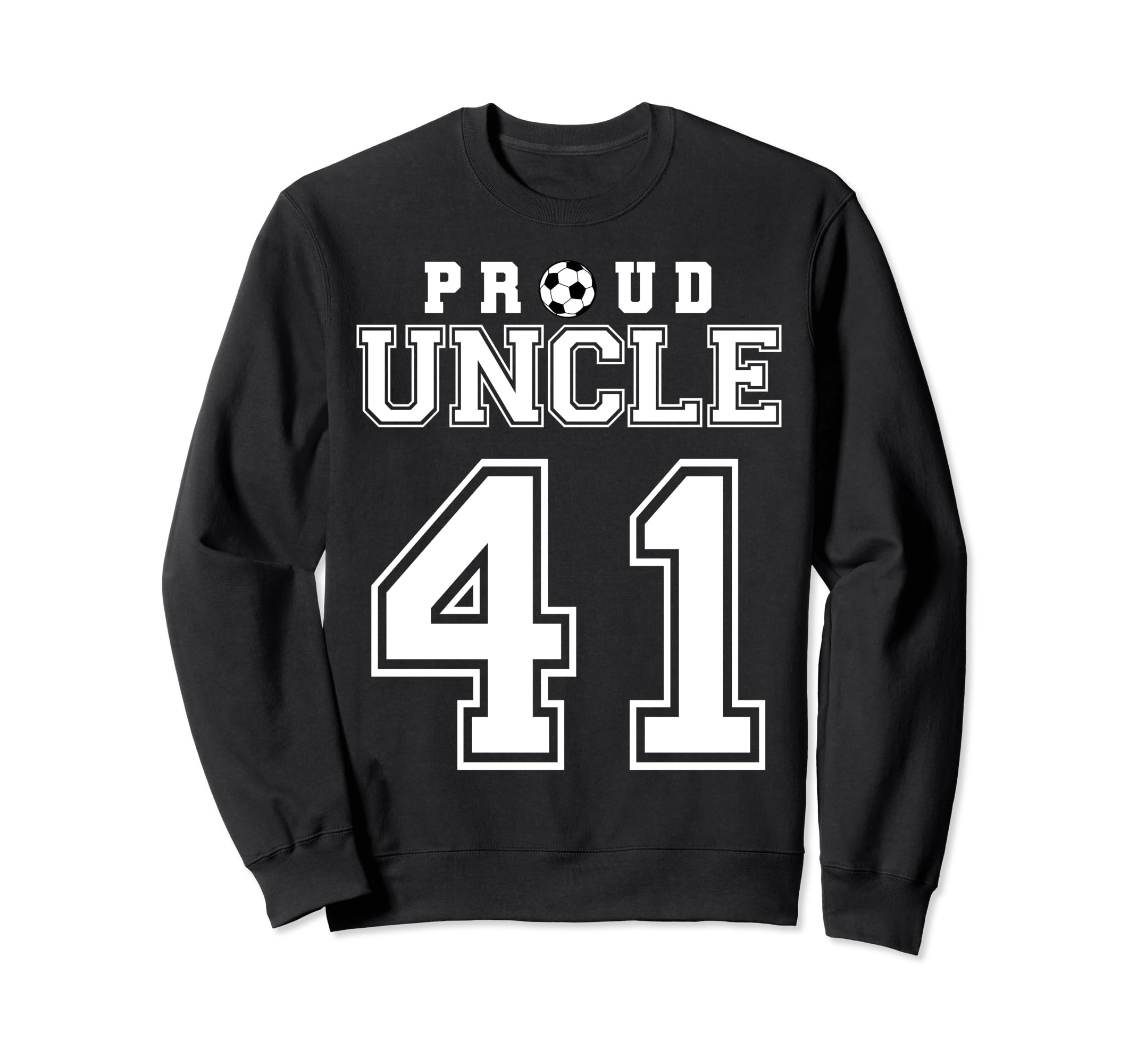 Number 41 Custom Proud Soccer Sweatshirt - Trendy Graphic for Adults - T-Shirt, Sweatshirt, Hoodie