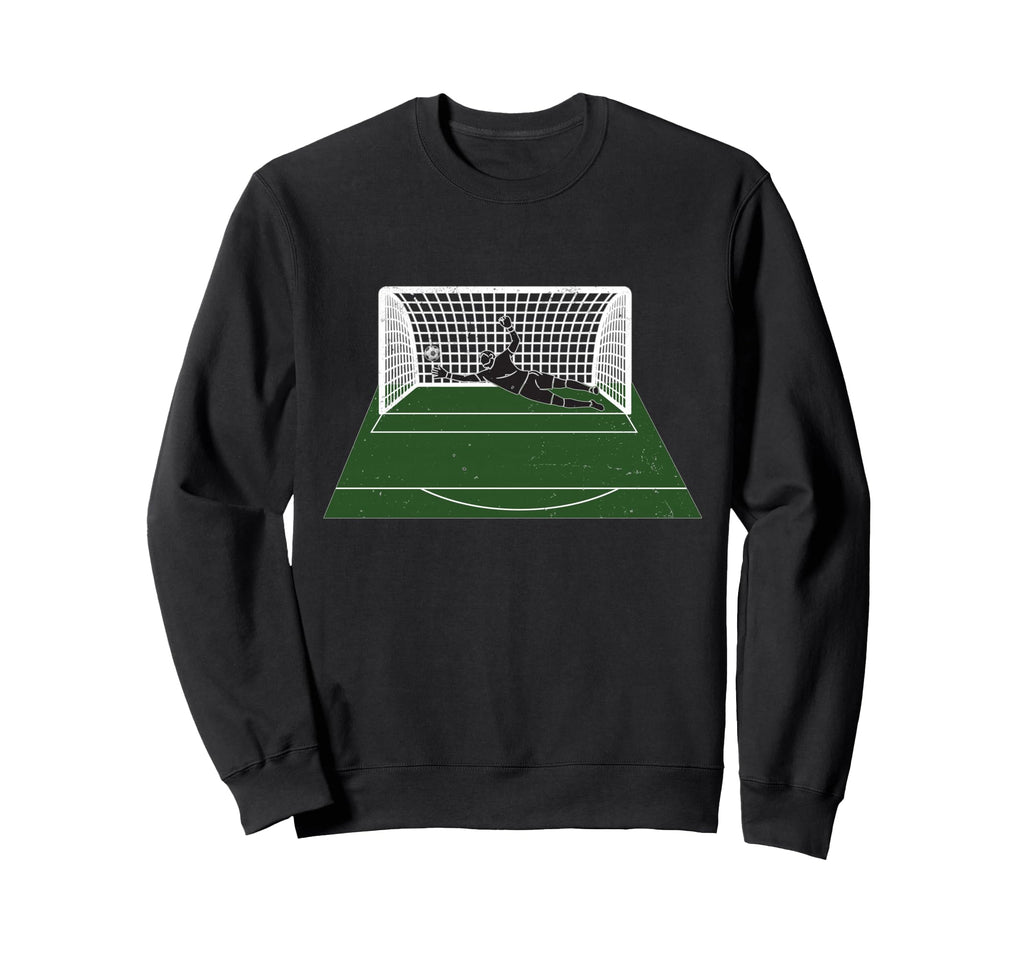 Goalkeeper Save Pitch Goal Net Sweatshirt - Custom Art Print for Adults - T-Shirt, Sweatshirt, Hoodie