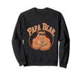 Papa Bear Bear Dad Father Daddy Sweatshirt - Trendy Graphic for Adults - T-Shirt, Sweatshirt, Hoodie