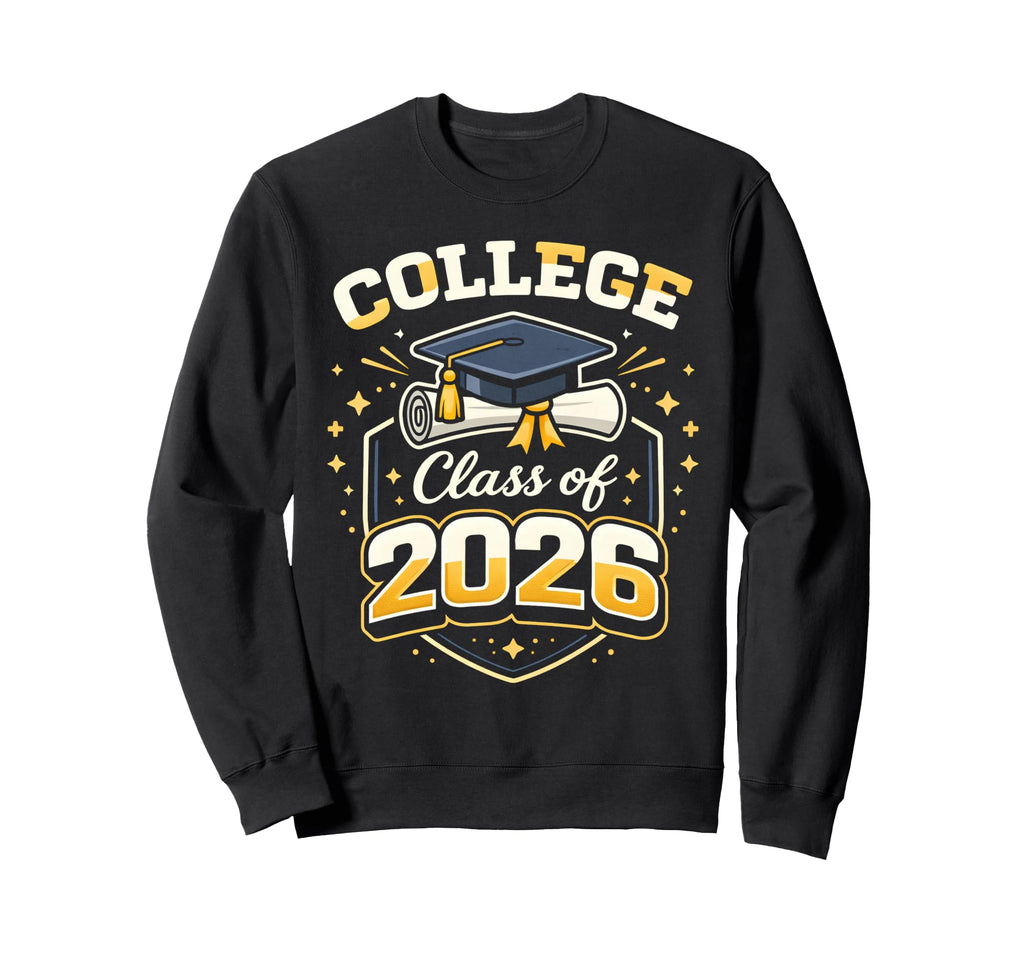 College Graduation School Class Sweatshirt - Fun Novelty Design Unisex - T-Shirt, Sweatshirt, Hoodie