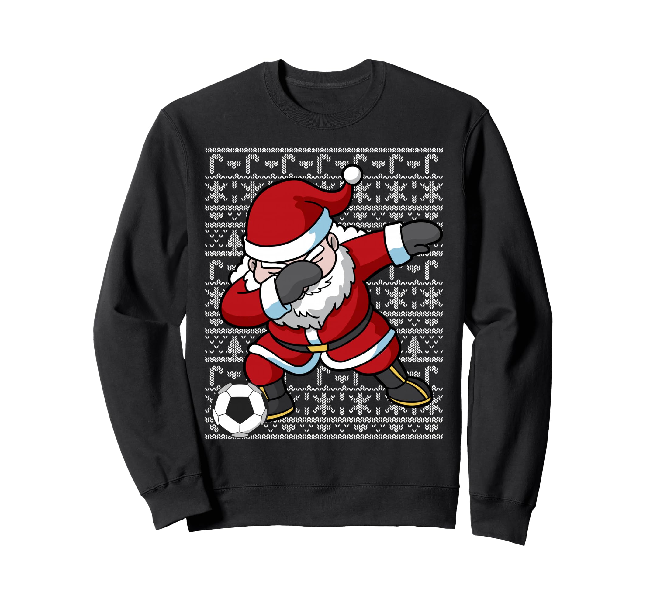 Dabbing Santa Claus Soccer Dab Sweatshirt - Casual Everyday Wear Unisex - T-Shirt, Sweatshirt, Hoodie